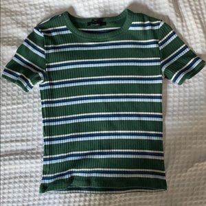 green striped tshirt